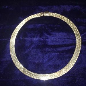 Monet Silverplate Collar